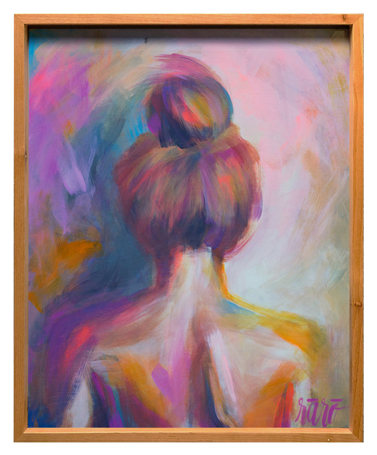 Top Knot 16x20" Print Rachel Roe Art